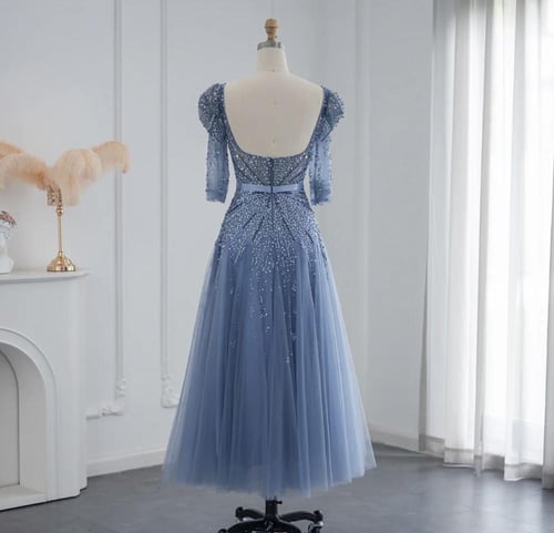 فستان سهرة تطريز يدوي من سمارا بوتيك-S59