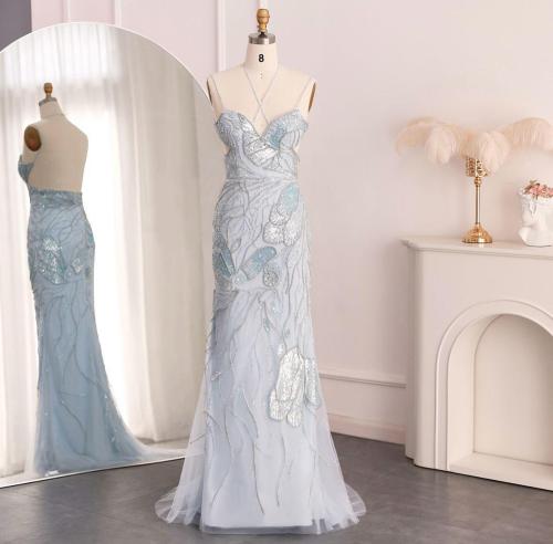 فستان سهرة رائع من سمارا بوتيك- فستان الحورية فاخر...