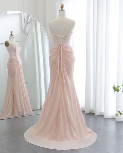 فستان سهرة ناعم من سمارا بوتيك-S26