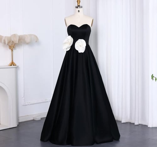 فستان اسود فاخر من سمارا بوتيك-S75