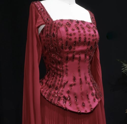 فستان ناعم كورسيه الخصر من سمارا بوتيك-S138