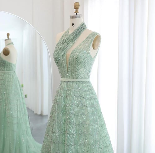 فستان سهرة بتطريز يدوي من سمارا بوتيك-P23