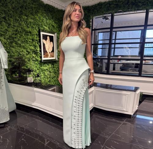 فستان سهرة خطوبة ناعم من سمارا بوتيك-P83