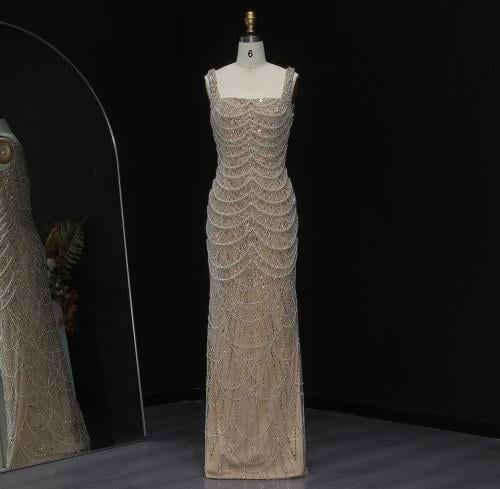 فستان سهرة تطريز يدوي من سمارا بوتيك-E74