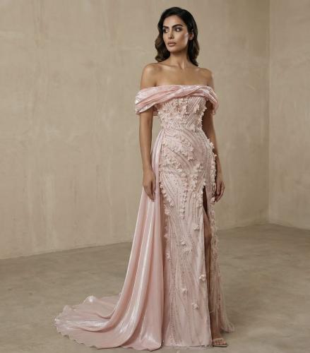 فستان سهرة راقي من سمارا بوتيك-A130