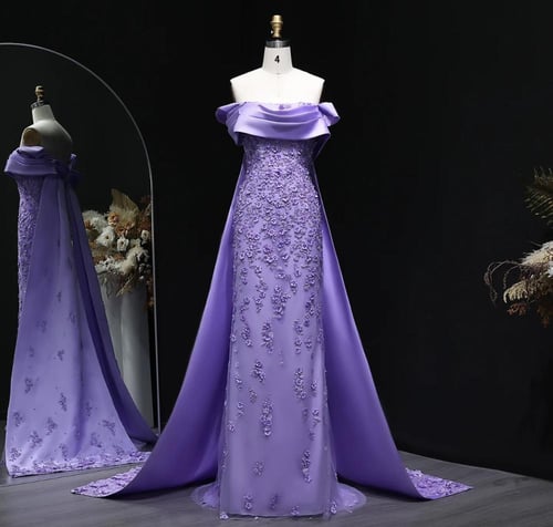 فستان ملكة بتطريز يدوي من سمارا بوتيك-p68