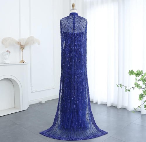 فستان توب سهرة أعراس فاخر تطريز يدوي لؤلؤ من سمارا...