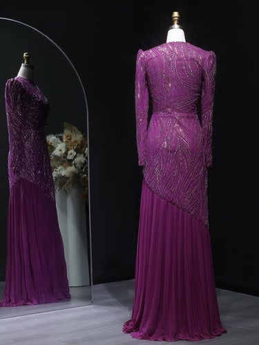 فستان سهرة راقي من سمارا بوتيك-E107