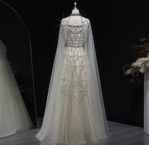 فستان اعراس فاخر ترند بتطريز يدوي من سمارا بوتيك