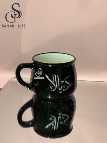 كوب منحوت باسم (ديالا)