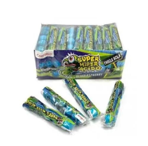 لبان سوبر هايبر حامض بنكهة بلوبيري 21 جم - 1 حبة