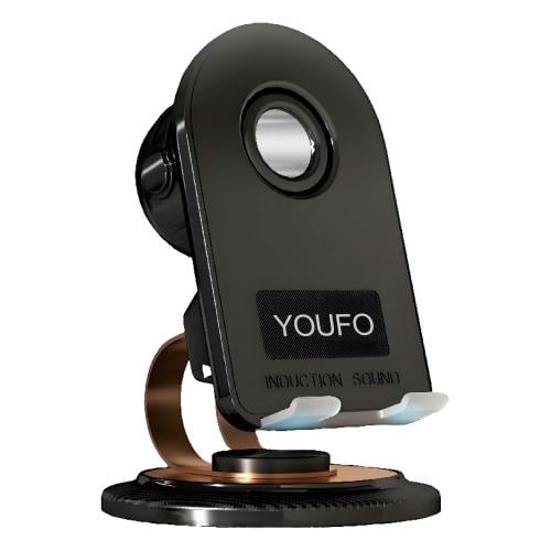 حامل جوال مكتبي يوفو Youfo (حامل جوال مكتبي مع سماعه صوت مدمج 1*2)
