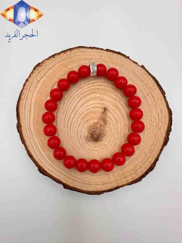 سوار حجر المرجان الأحمر ( الكورال الأحمر) الطبيعي...