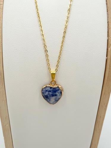 تعليقه قلب السودلايت الكريم مع سلسال ذهبي .