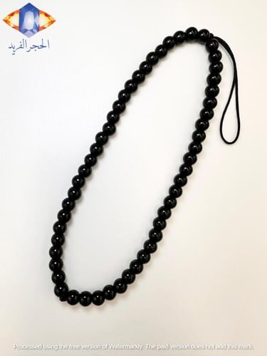 سلسله جوال من حجر الأونكس الطبيعي الكريم الملكى .