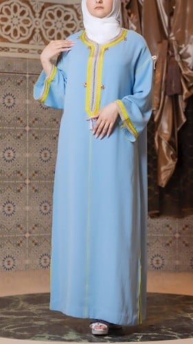 جلابية يوميه من الكريب .