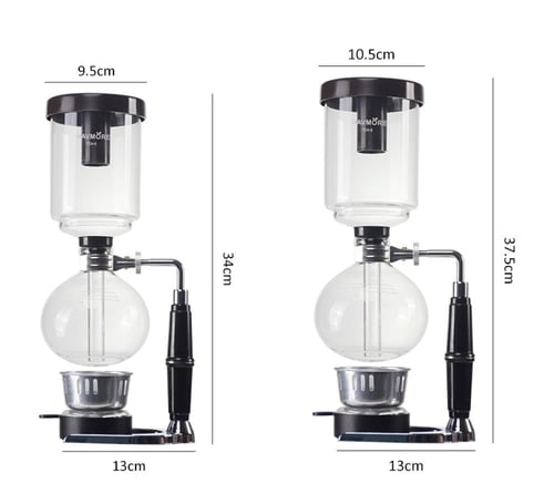 ماكينة صنع قهوة زجاجية سيفون