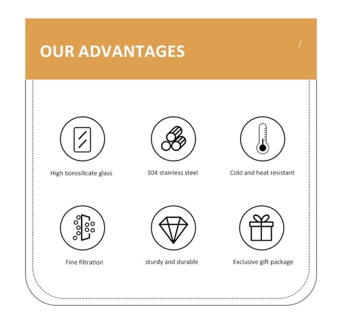 طقم قهوة مكون من 6 قطع