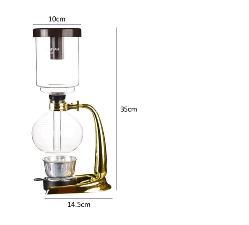 ماكينة صنع قهوة زجاجية سيفون