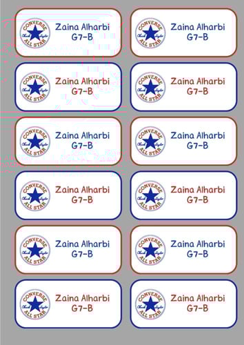 ستيكرات كتب بالإسم