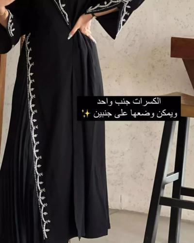 عبايا عمليه من الخام الكريب الكوري