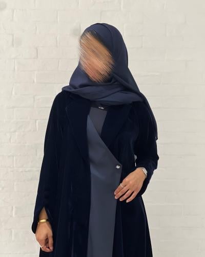 عبايه شتويه ملونه