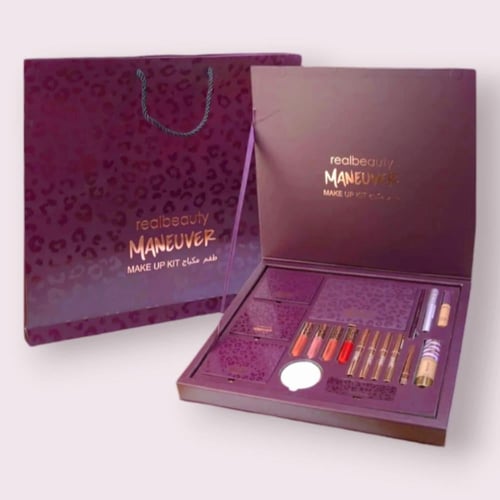 طقم مكياج فاخر ومتكامل من ريل بيوتي