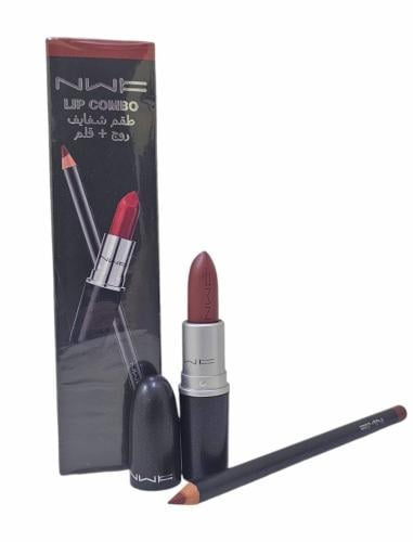 طقم شفايف روج + قلم إن دابليو كيه درجة 01