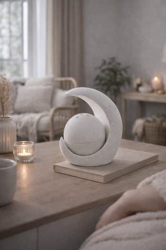 مبخرة ديكورية بتصميم القمر