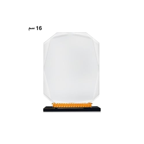 درع من الكرستال بأحجام مختلفة مع الطباعة