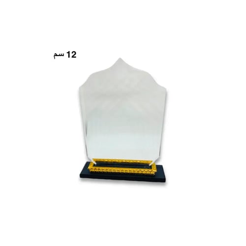 درع من الكرستال بأحجام مختلفة مع الطباعة