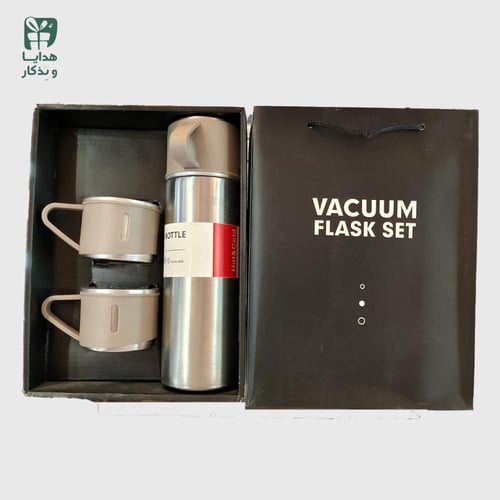 طقم كوب حرارى + 2 فنجان مع الطباعة
