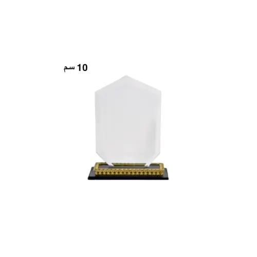 درع من الكرستال بأحجام مختلفة مع الطباعة