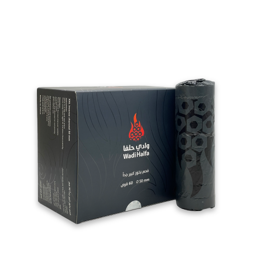 فحم وادي حلفا حجم كبير جدا - 60 قرص