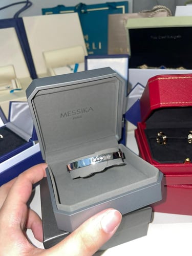 اسواره عريضه بدون دايموند