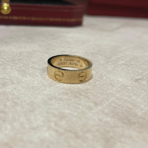 خاتم اللوف العريض بدون دايموند