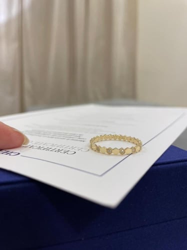 خاتم بي ماي لوف هاف دايموند