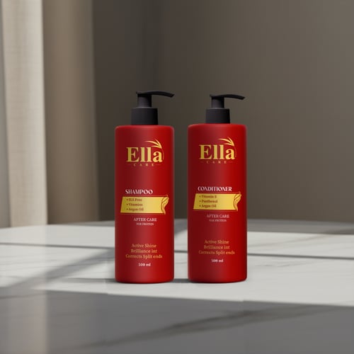 شامبو و بلسم إيلا كير بتركيبته زيت اللوز و زيت الج...