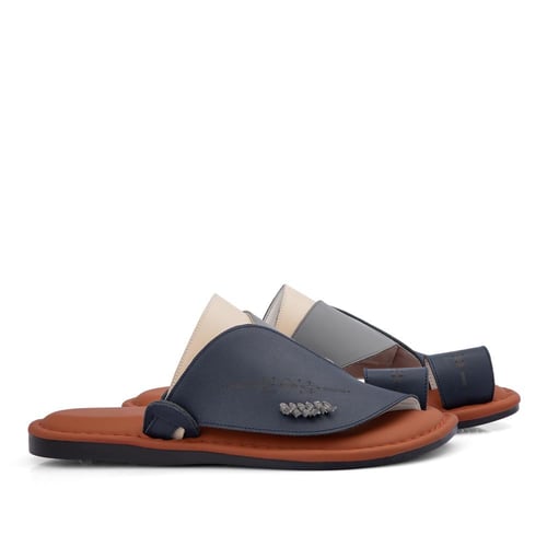 نعال شرقي طبي بتدرجات مميزة للون الرمادي والسكري