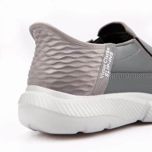 حذاء كاجوال طبي ماركة فيكتور كلارك - جلد رمادي