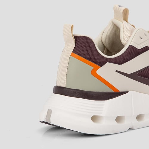 حذاء كاجوال رياضي بيج وبني