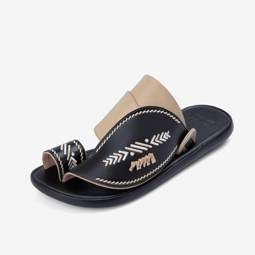 حذاء شرقي طبي وطني ضد الماء - اسود وسكري