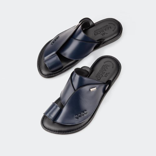 حذيان رجالي شرقي إيطالي أزرق فاخر