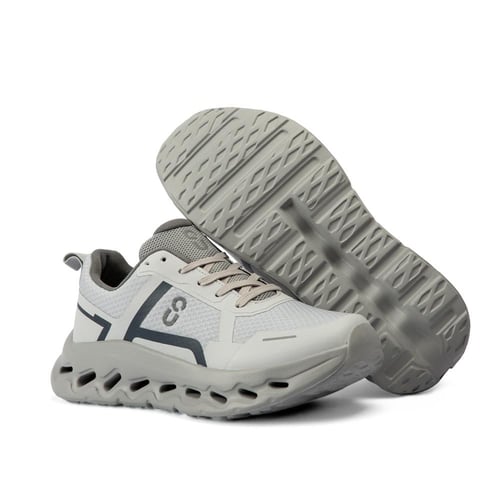 حذاء on رياضي مريح للجري والنادي بيج ورمادي