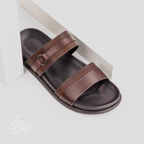 نعال طبي جلد بني فيكتور كلارك