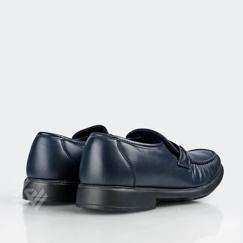 حذاء رسمي جلد كحلي طبيعي من ماركة بينوسوس