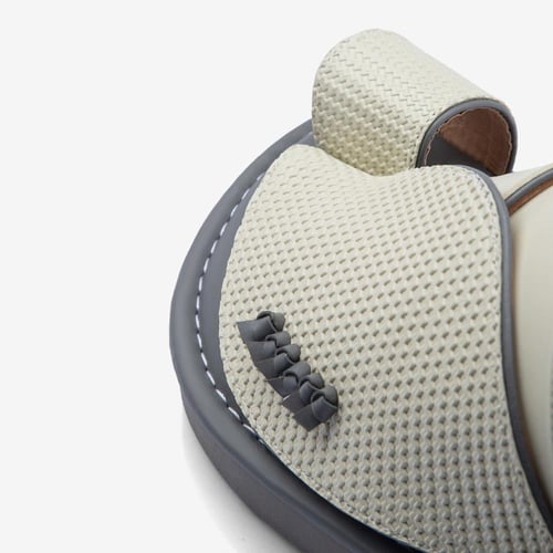 حذاء شرقي طبي ميموري فوم - جلد طبيعي فاتح