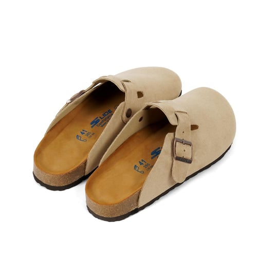 نعال رجالي اسباني جلد طبيعي بيج