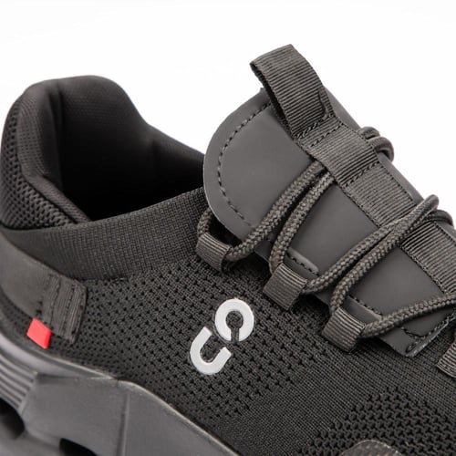 حذاء on رياضي مريح للجري والنادي أسود بالكامل