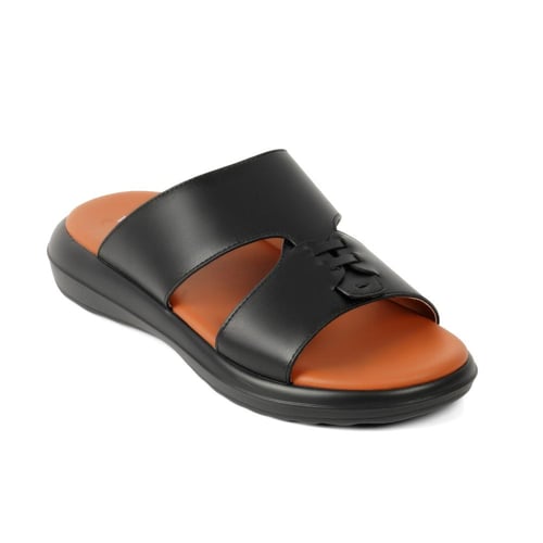 نعال شرقي خليجي جلد اسود ماركة فيكتور كلارك